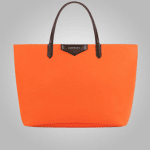 Givenchy Orange Felt Antigona Large Bag