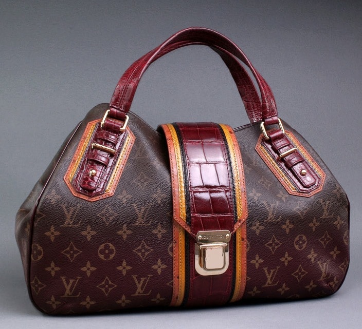 UNWORN Exotic Louis Vuitton Marc Jacobs Monogram Canvas Ostrich