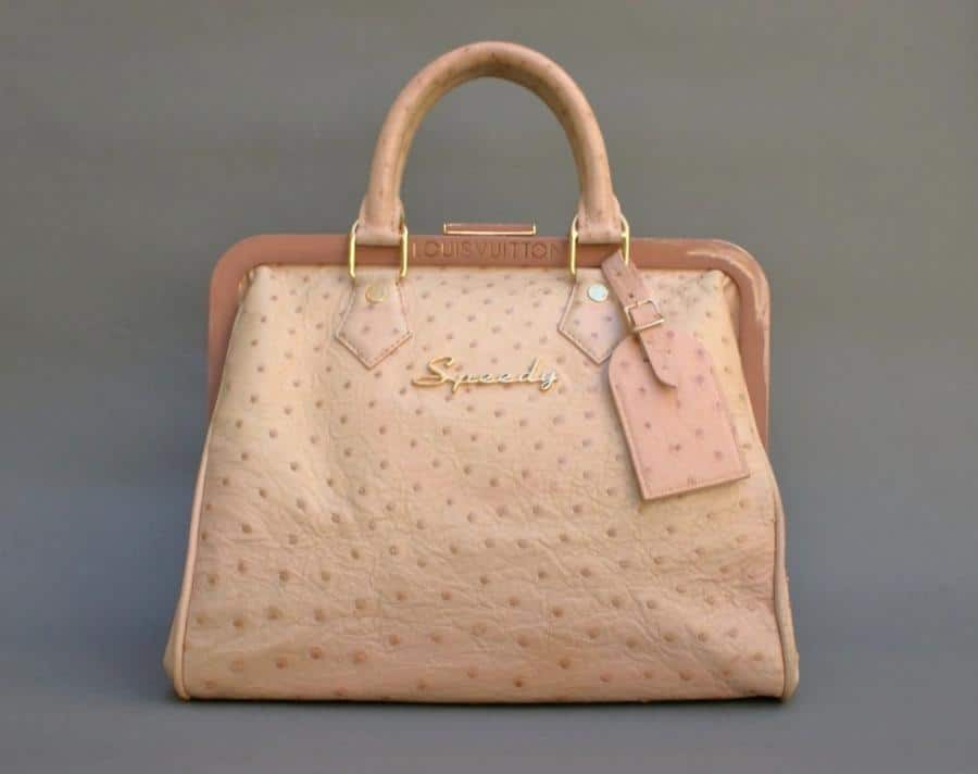 UNWORN Exotic Louis Vuitton Marc Jacobs Monogram Canvas Ostrich