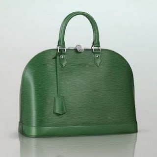 Louis Vuitton Epi Alma Bag Green