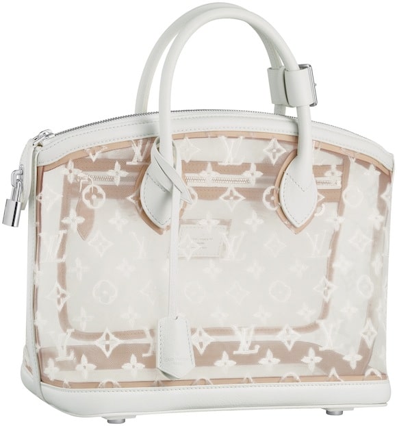 Louis Vuitton 2012 Pre-owned Lockit East West Top-Handle Bag - White