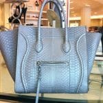 Celine Grey Python Phantom Bag no front logo