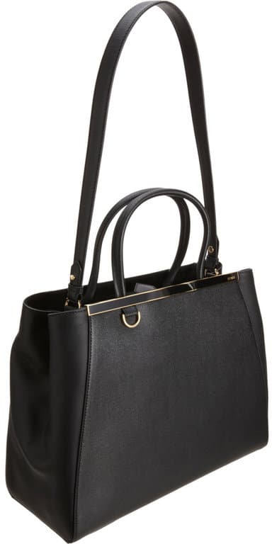 Jessica Biel with Fendi 2Jours Elite Tote Bag - Spotted Fashion