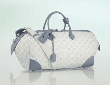 Louis Vuitton Limited Edition Blue Monogram Denim Speedy Round Bag - F –  LuxeDH