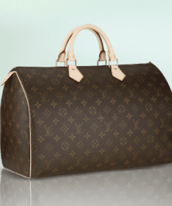 Louis Vuitton Speedy 40 Mon Monogram Green Dark brown Fuschia Leather  ref.475674 - Joli Closet