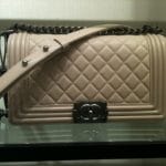 Chanel Beige Boy Bag 2012