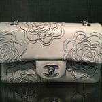 Chanel Beige Camellia Flap Small Bag 2012