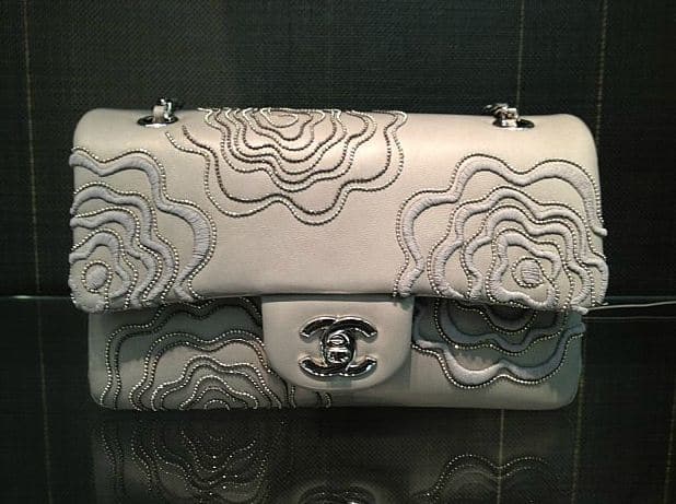 Chanel Camellia Follies Flap Bag Embroidered Lambskin Extra Mini