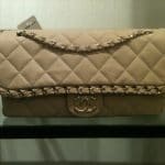 Chanel Beige Chain Me Flap Bag 2012
