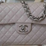 Chanel Beige Classic Flap Maxi Bag 2009