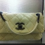 Chanel Beige Stitch Tote Bag 2012