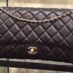 Chanel Black New Clutch Caviar Bag - fall 2012