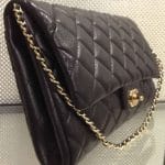 Chanel Black New Clutch Caviar Bag - fall 2012 - 2