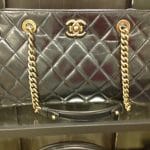 Chanel Black Perfect Edge Shopping Tote Bag