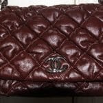 Chanel Bordeaux Bubble Quilt Flap Bag 2008