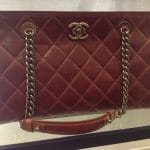 Chanel Camel Perfect Edge Shopping Tote Bag