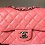 Chanel Dark Pink Classic Flap Mini Bag 2012