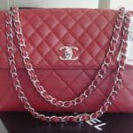 Chanel Dark Red In The Business Flap Bag 2012