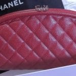 Chanel Dark Red Timeless Clutch Bag 2012