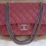 Chanel Glazed Pink Classic Flap Medium Bag 2009