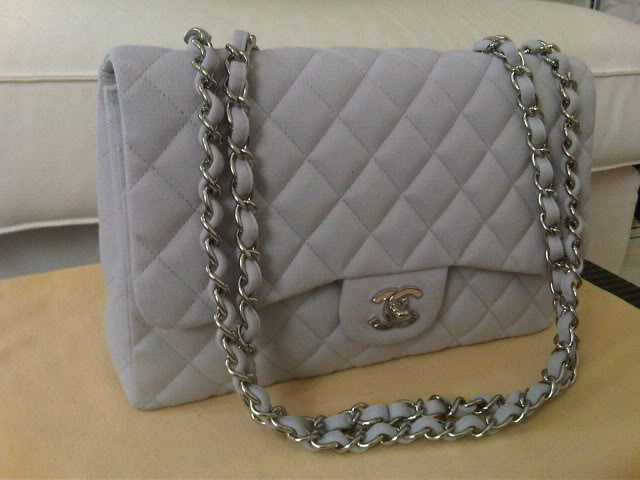 Chanel Sports Rare Gray Fabric Flap · INTO