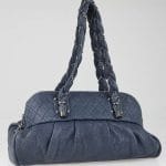 Chanel Navy Blue Lady Braid Large Bag 2007