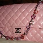 Chanel Pink Valentine Heart Flap Medium Bag 2004