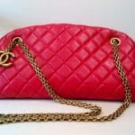 Chanel Red Mademoiselle Small Bag 2012