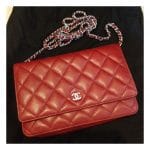 Chanel Red Wallet on Chain Bag 2011