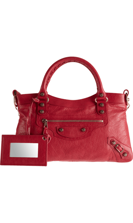 1500 Balenciaga Classic Pink Fuschia Leather Mini City First Shoulder Bag  Purse  Lust4Labels