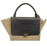 Celine Black Flap with Beige Trapeze Bag2 - Winter 2012