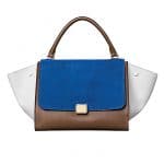 Celine blue flap trapeze bag - winter 2012