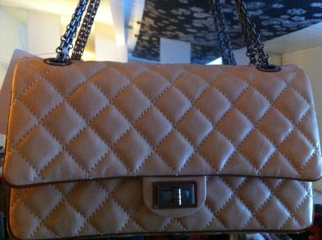 Chanel Classic Double Flap Quilted Medium Beige Clair in Lambskin