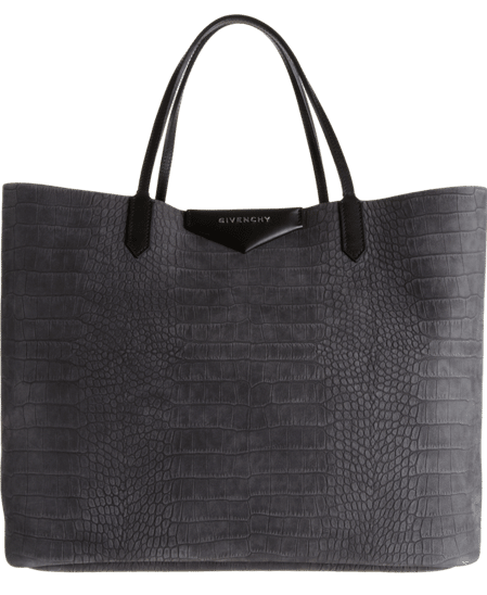 Givenchy Antigona Bag Crocodile Embossed Leather Medium Blue 472931 –  Testing Zone