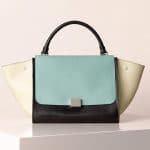 Celine Teal Tricolor Trapeze Bag - Summer 2013