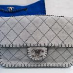 Chanel Grey Mini Flap Bag 2013