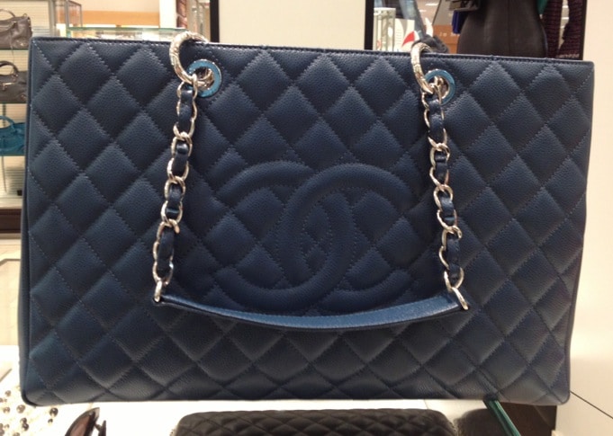 Chanel 1980s Navy Blue Belt Bag · INTO