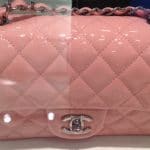 Chanel Pink Patent Classic Flap Mini Bag 2013