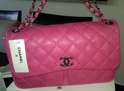 Chanel 2013 Pink Bandana Rare Flap · INTO