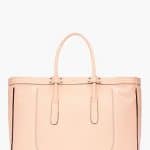 Chloe Peach Leather Tote Bag