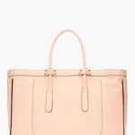 Chloe Peach Leather Tote Bag