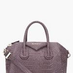 Givenchy Croc Embossed Antigona Bag