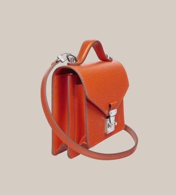 LOUIS VUITTON Monceau BB red epi leather bag - VALOIS VINTAGE PARIS