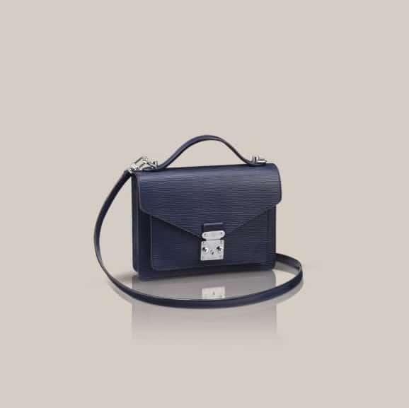 Used Louis Vuitton Monceau Bb Epi/Leather/Blk/M40785/Sr0031 Bag