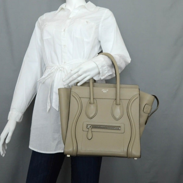 Celine Dune Smooth Mini Luggage Bag