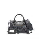 Balenciaga Gris Tarmac Classic Mini City Bag