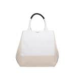 Balenciaga White and Beige Tote Bag