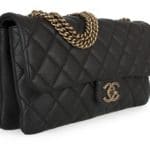 Chanel Black CC Crown Flap Small Bag