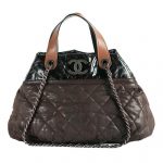 Chanel Brown In The Mix Tote Large Bag