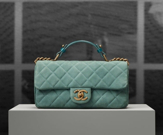 CHANEL 2013 Spring North South *Up In The Air* Tote Chain